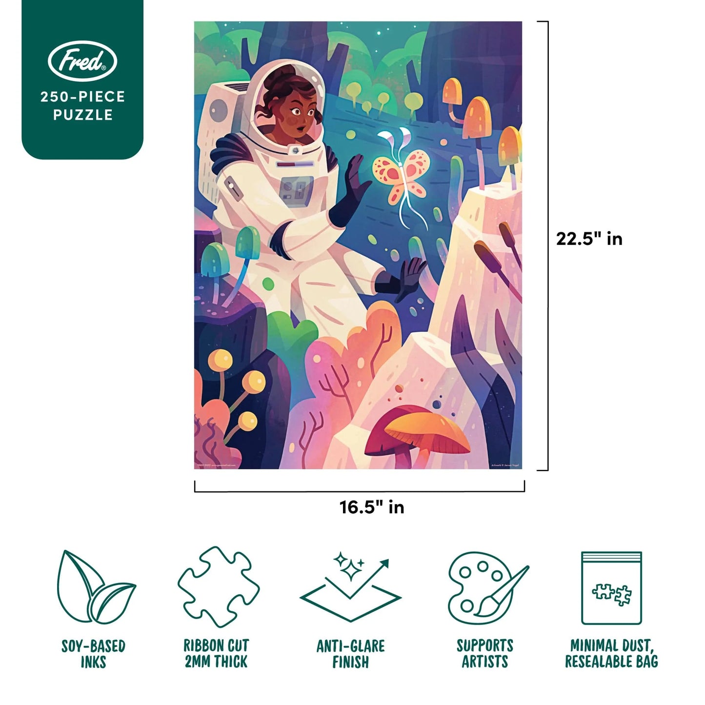 250 PIECE PUZZLE: SPACE BUTTERFLY