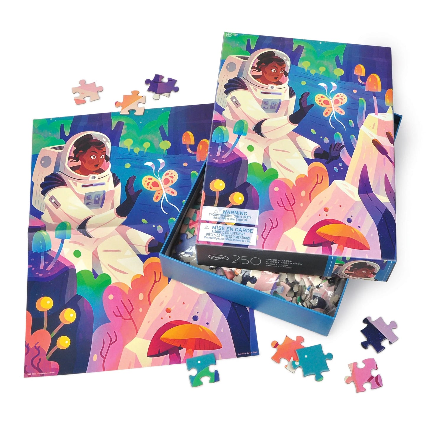 250 PIECE PUZZLE: SPACE BUTTERFLY