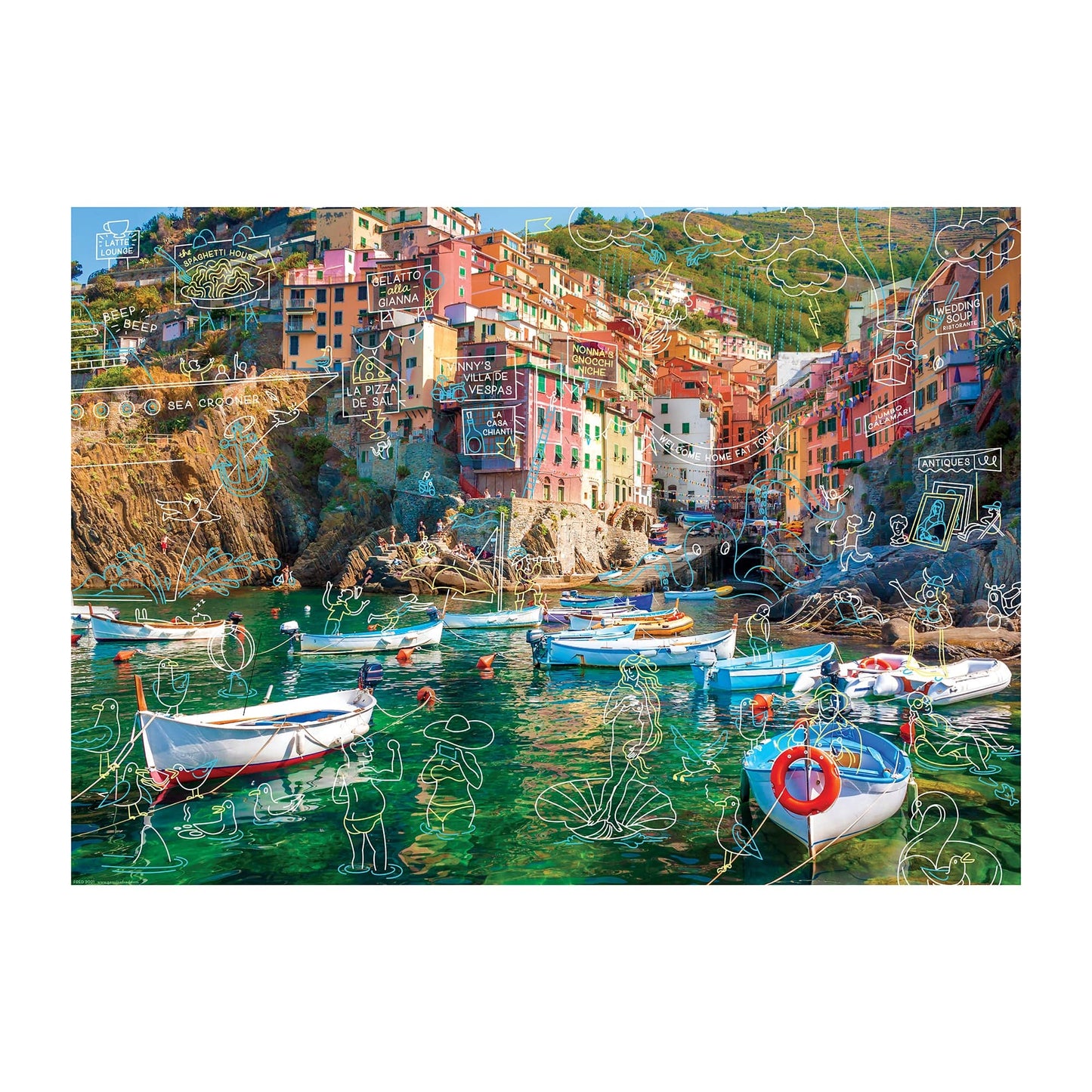 1000 PIECE PUZZLE: SPRING BREAK AT CINQUE TERRE