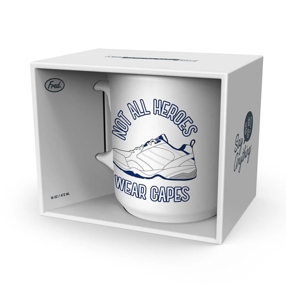 "NOT ALL HEROES" MUG