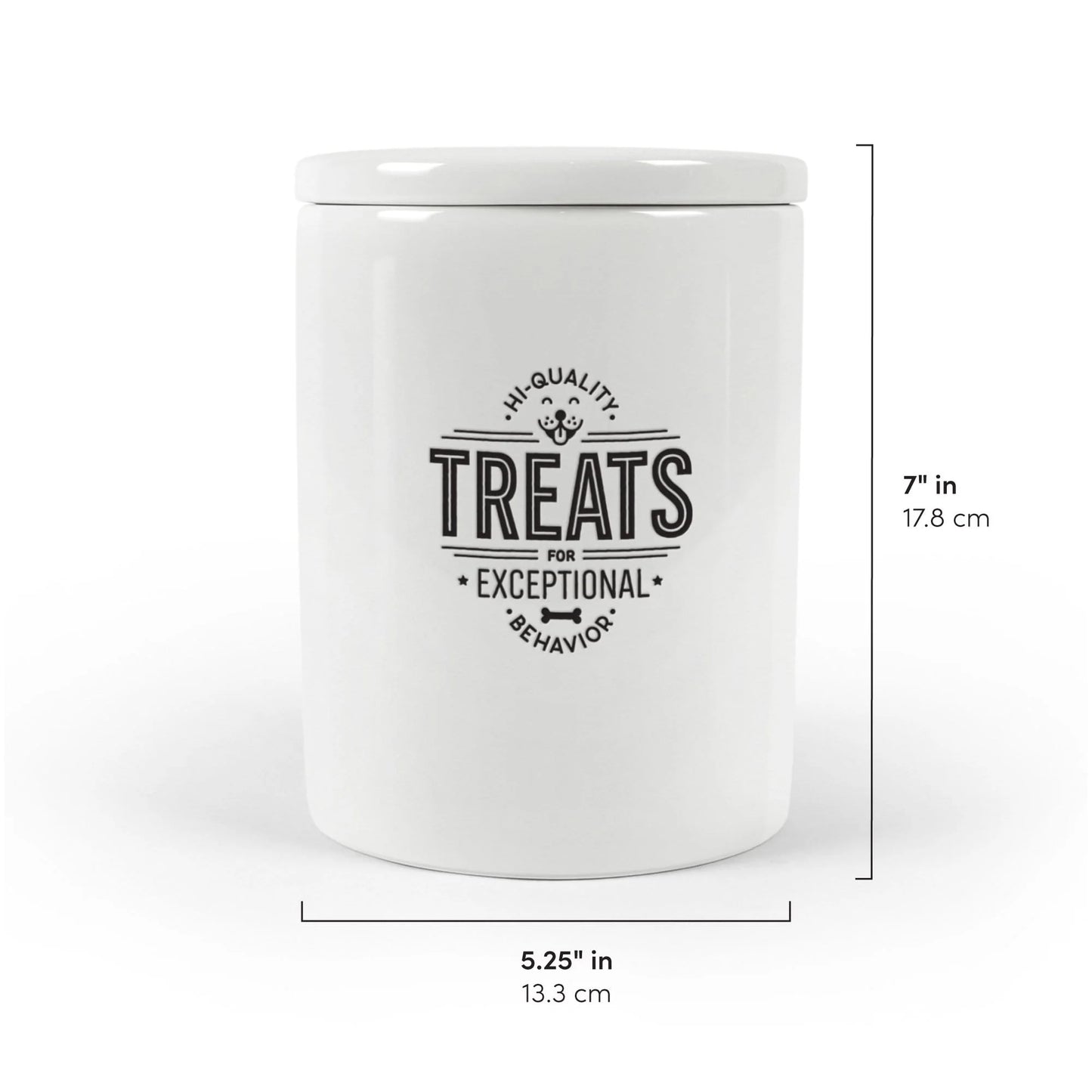 CERAMIC TREAT JAR