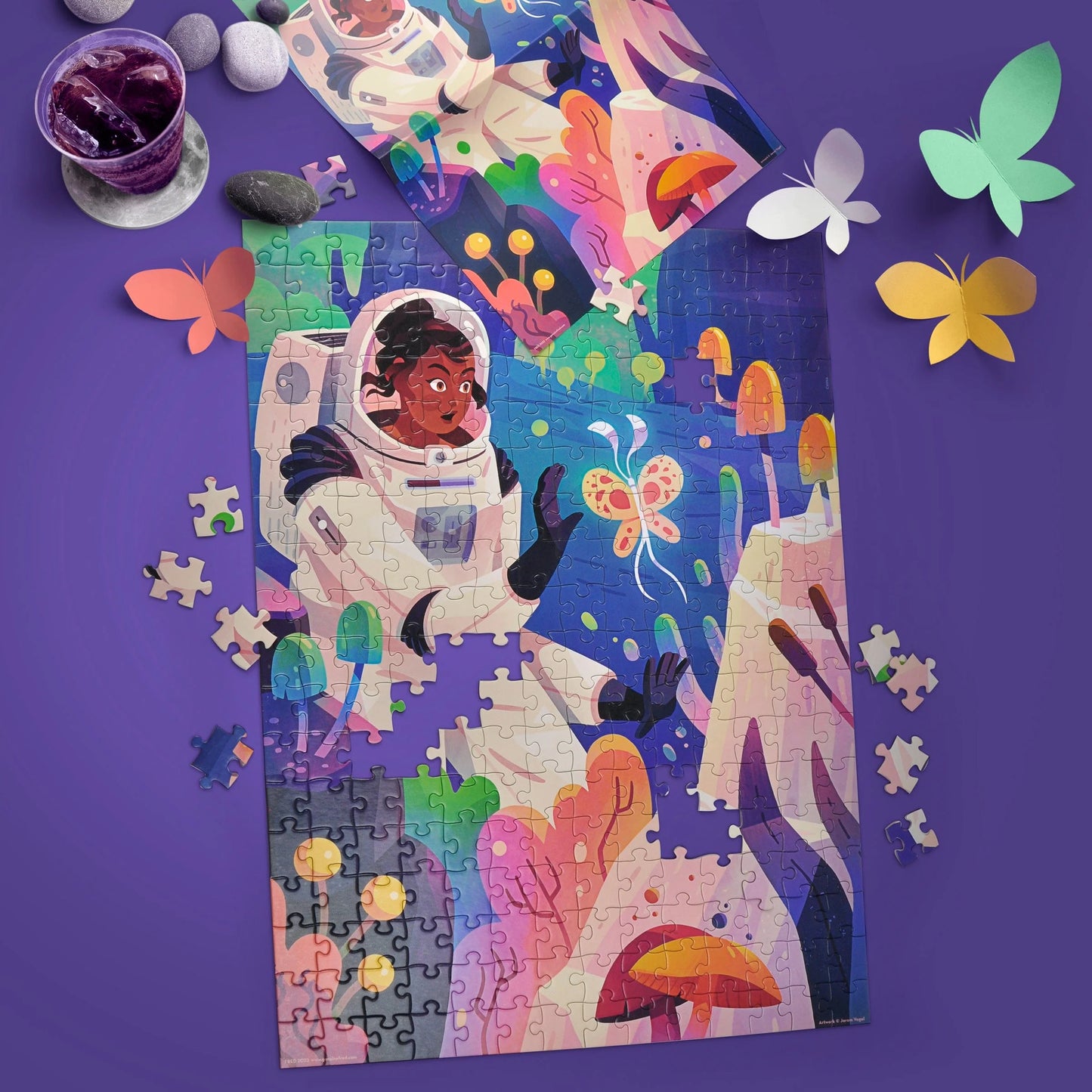 250 PIECE PUZZLE: SPACE BUTTERFLY