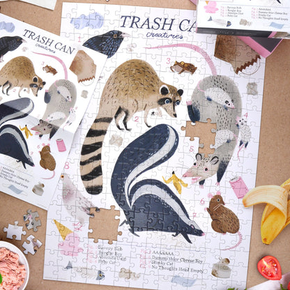 250 PIECE PUZZLE: TRASH CAN CREATURES